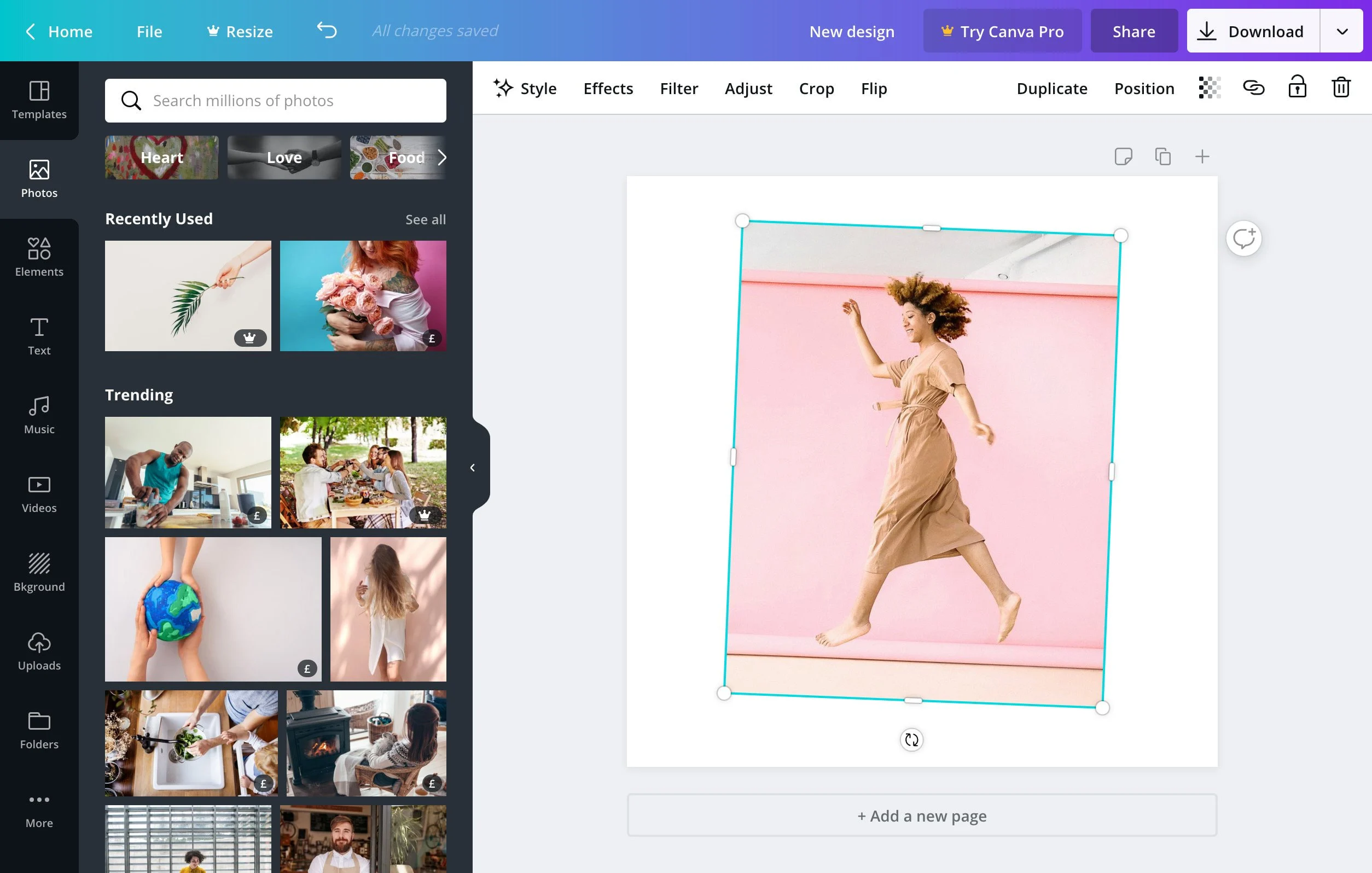 Canva Screenshot