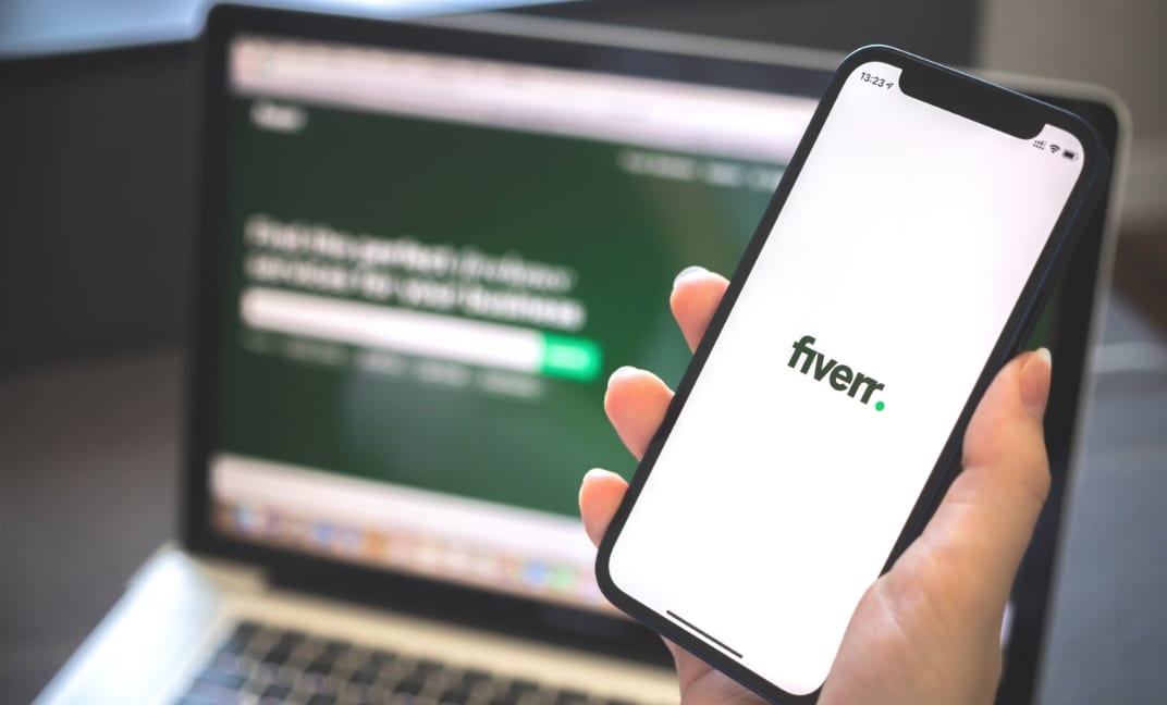 Screenshot von fiverr